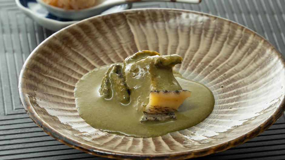 替鉢（鮑の肝ソース）